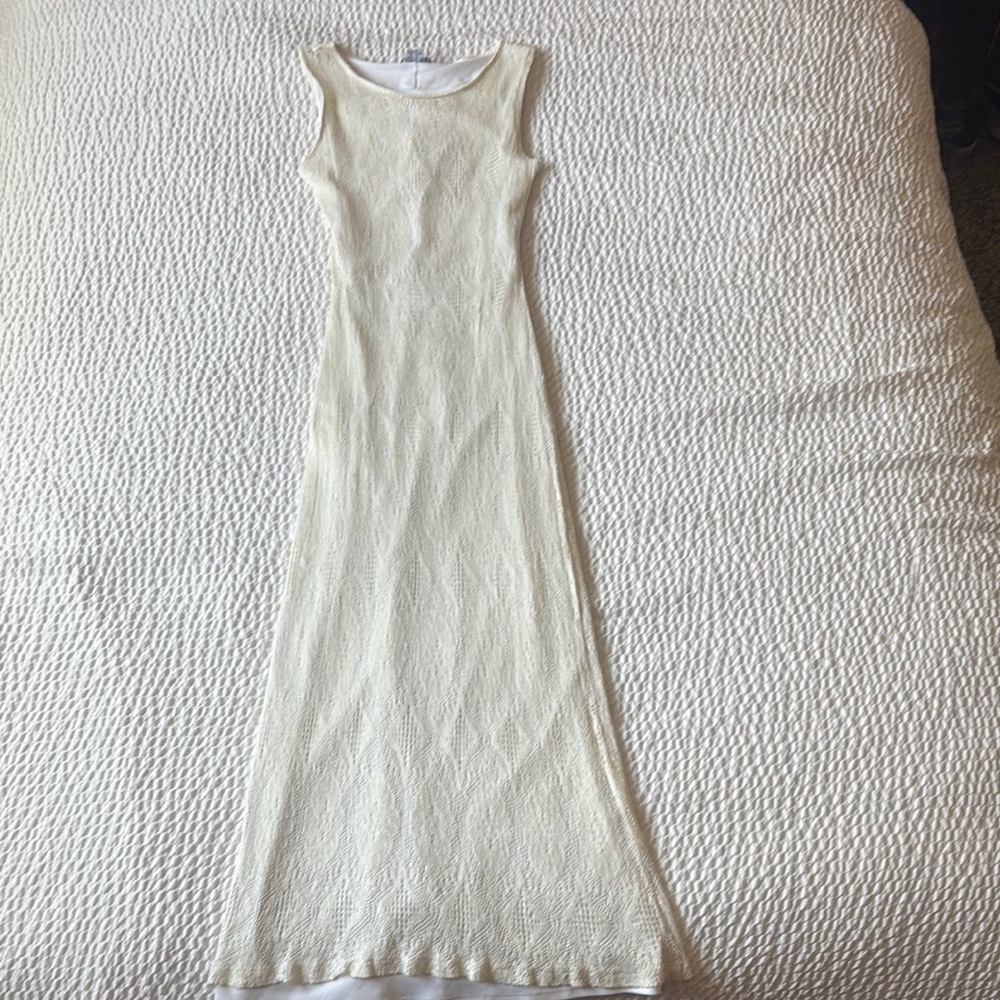 My michelle stretchy vintage maxi bodycon dress
